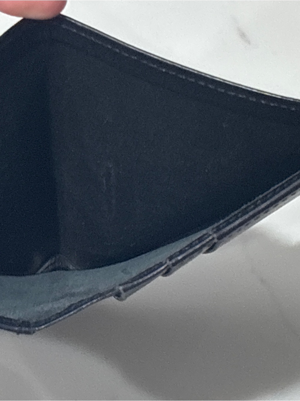 COACH Black Leather Bifold Passcase Wallet ID Window Card Case Minimalist - Picture 8 of 10